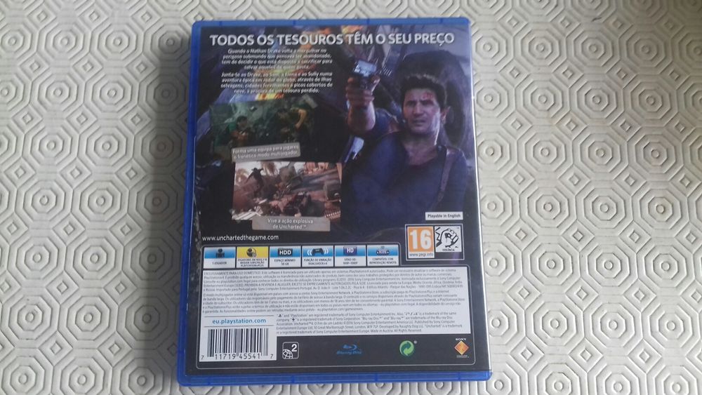 Uncharted 4 - O Fim de um Ladrão PS4