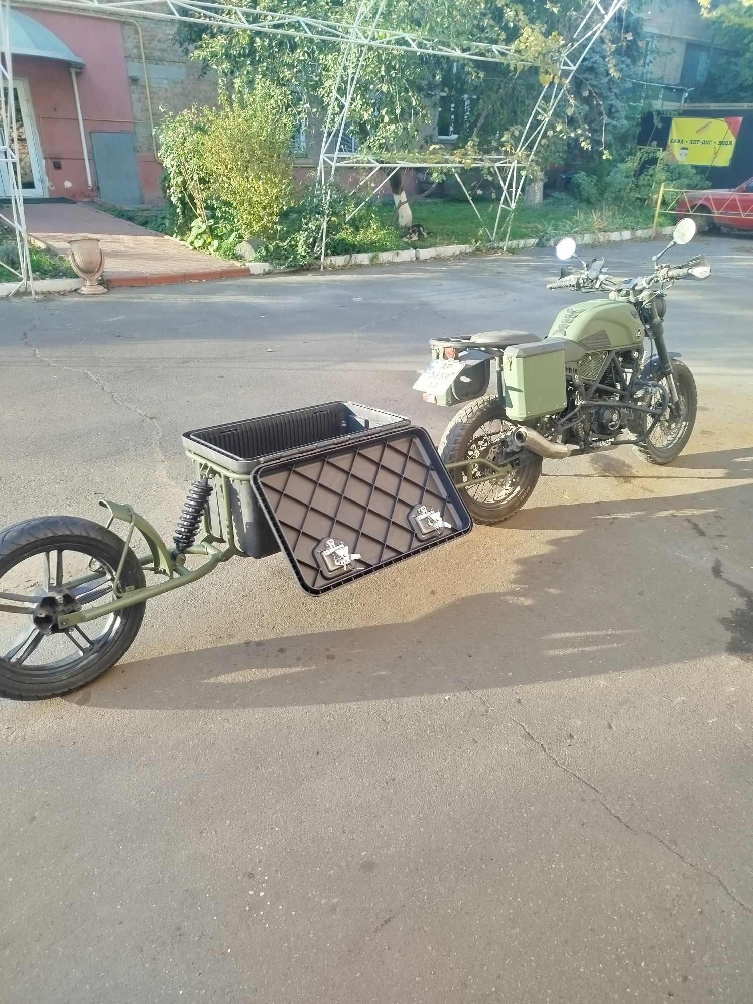 Прицеп для мотоцикла мотоприцеп