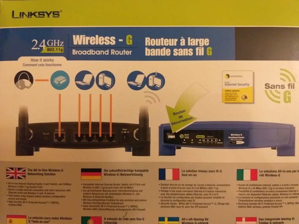 Router Cisco Linksys Wireless-G