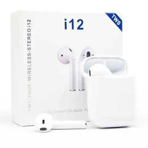 air pods Беспроводные сенсорные наушники i12 TWS