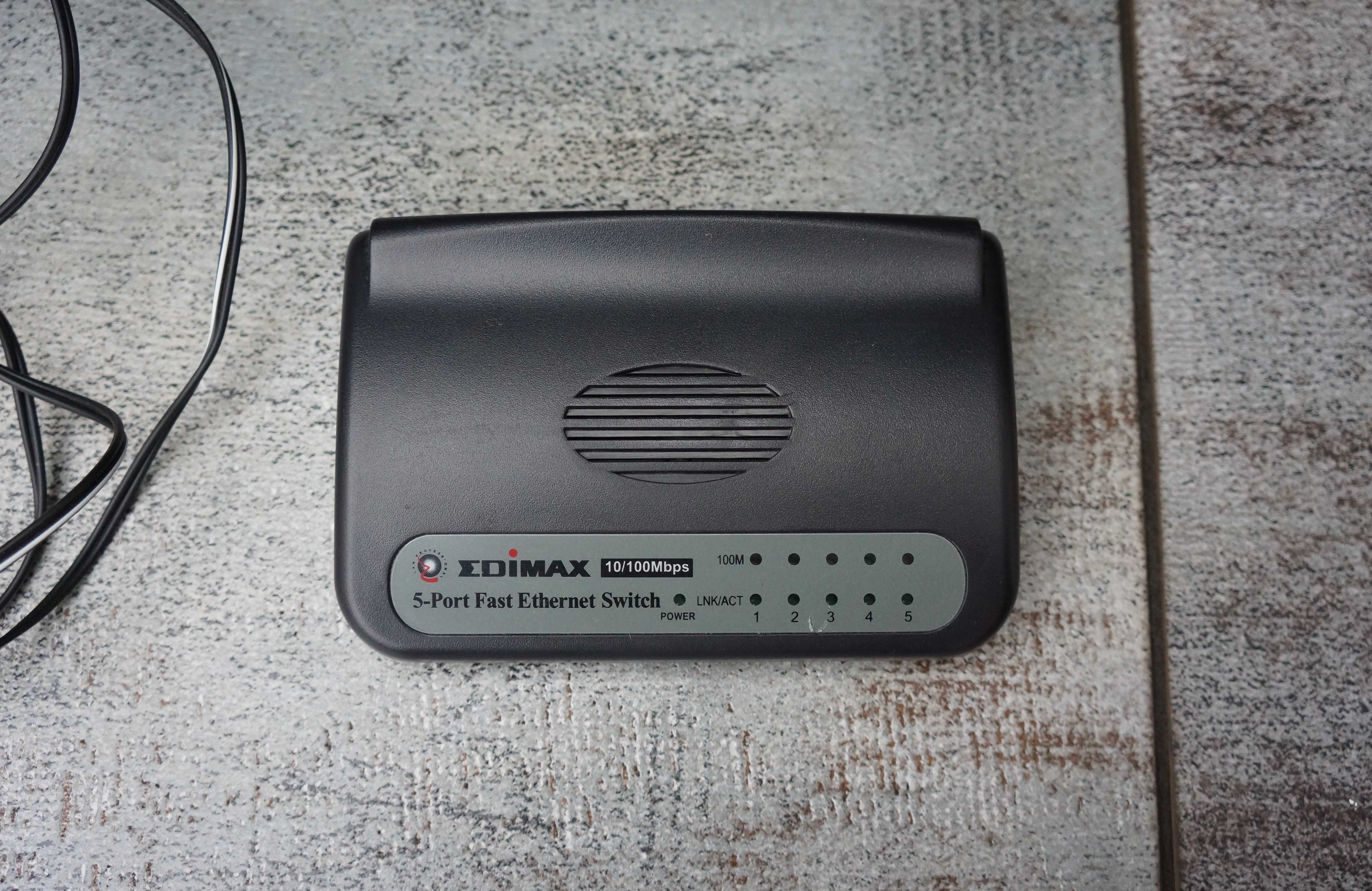 Router D-Link DSL 2740B + gratis Switch Edimax ES-3105P na 5 portów