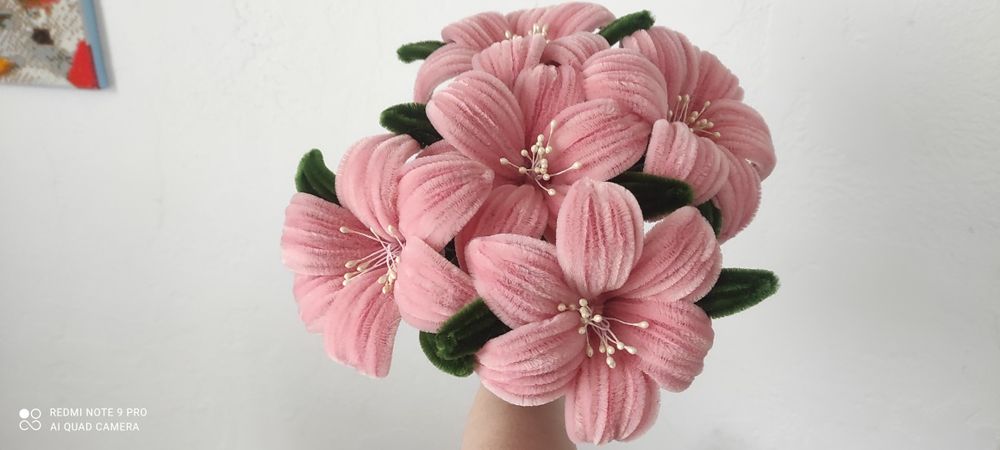 Букет з 5 квіточок м'якенькі