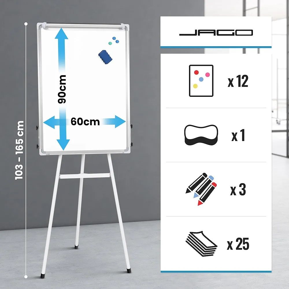Flipchart Tablica magnetyczna 60x90cm .