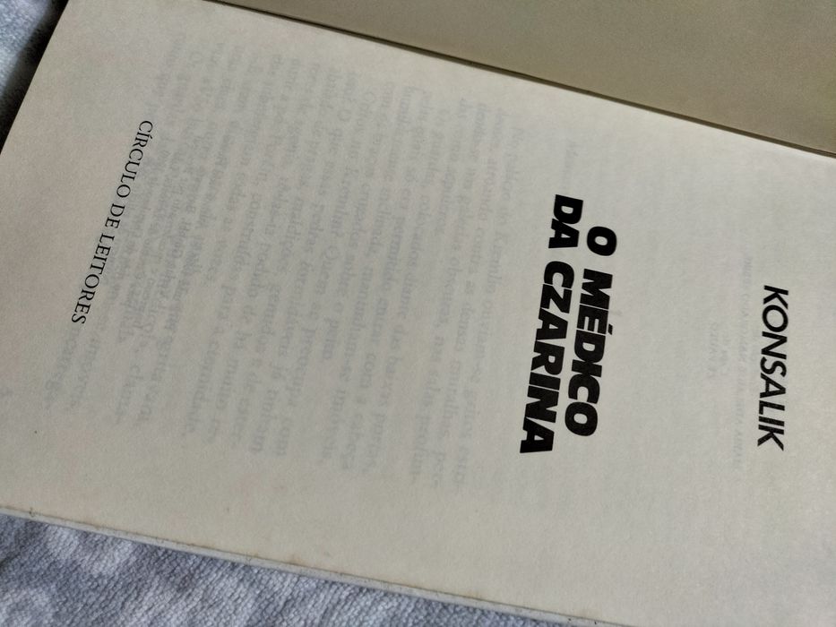 Livro  Konsalik - O Médico da Czarina