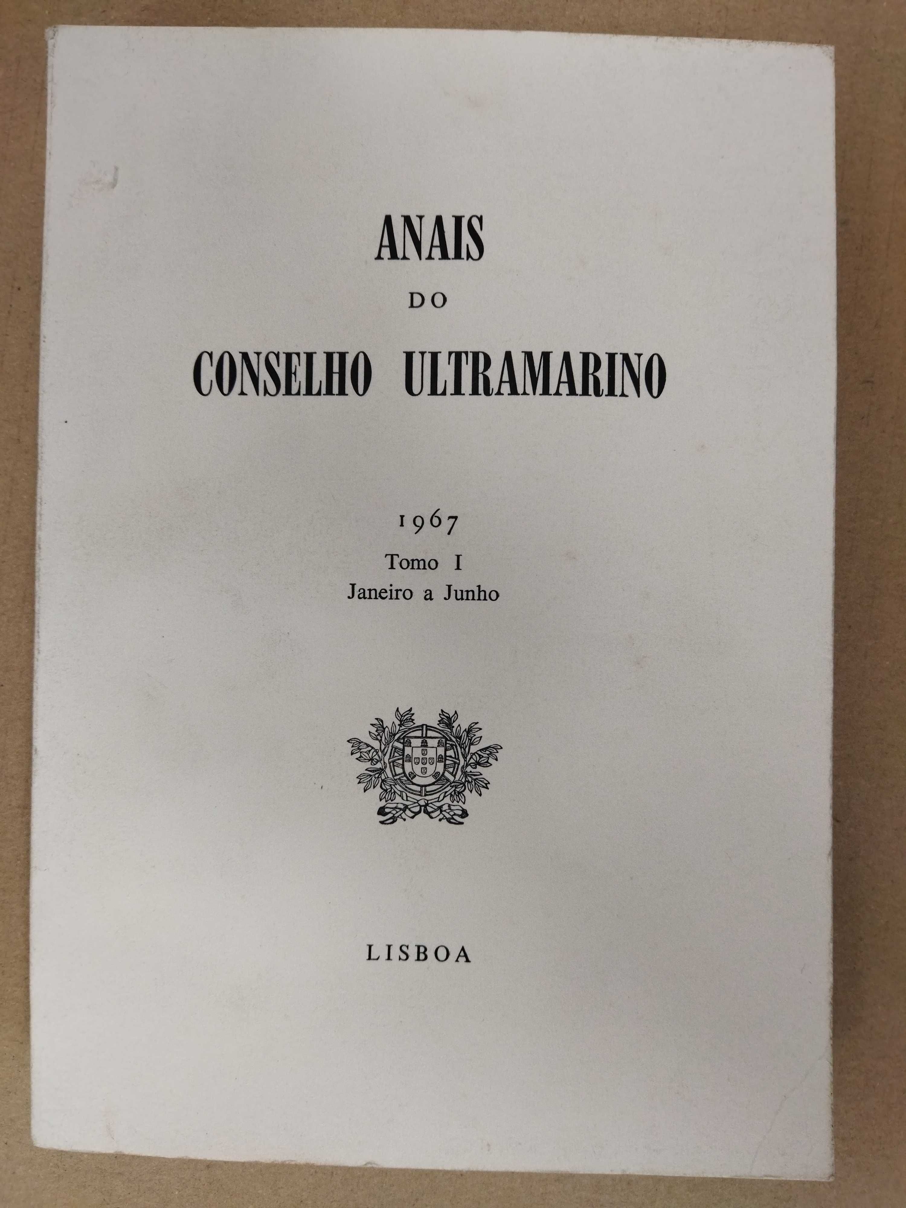 Anais do Conselho Ultramarino 1967, 3 volumes