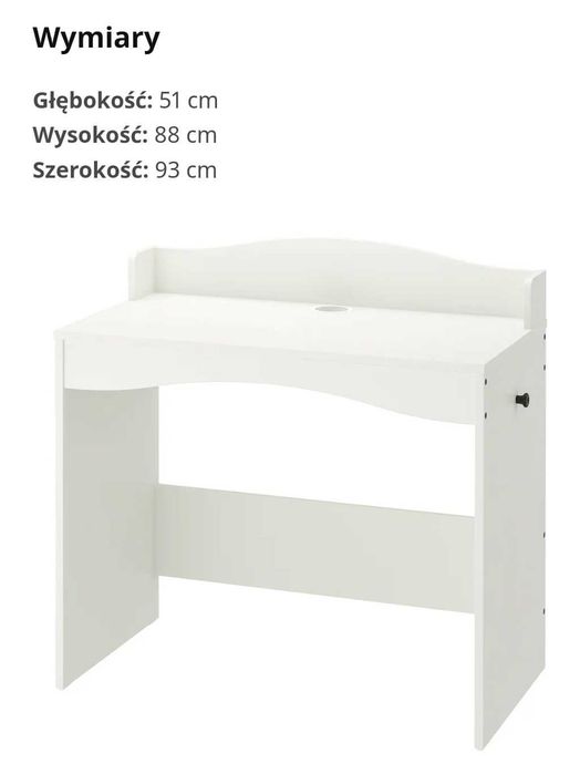 Klasyczne biurko Ikea