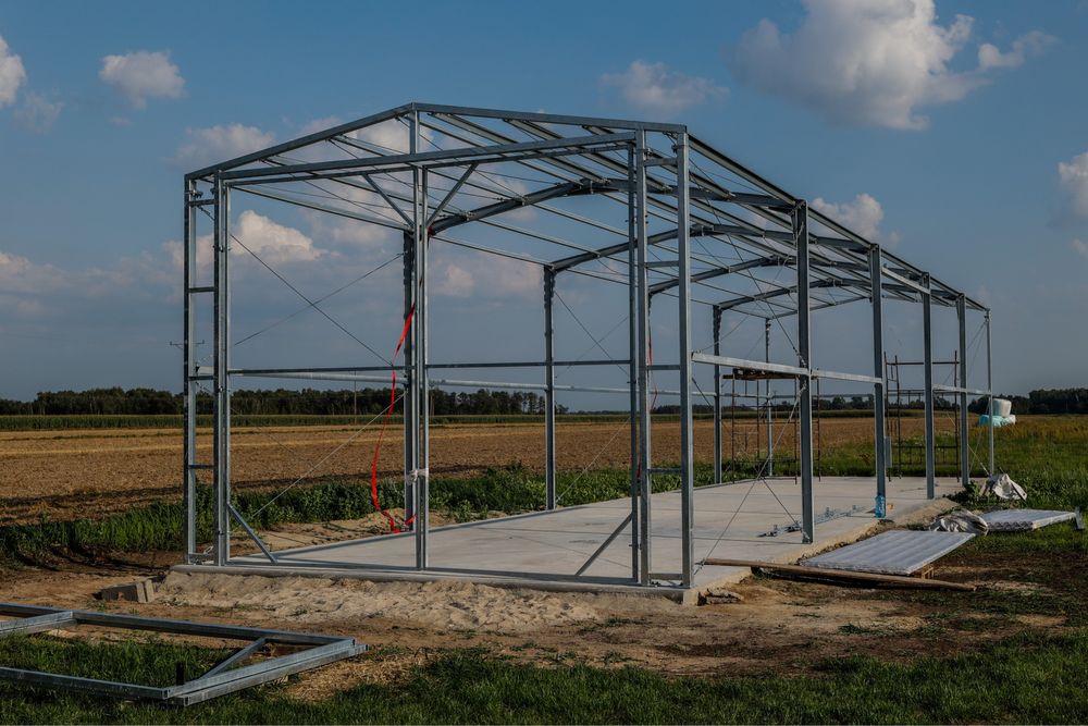 Konstrukcja Stalowa 6x25 m | Hala/Wiata Rolnicza na zgłoszenie
