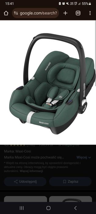 Fotelik 0-13kg maxi cosi