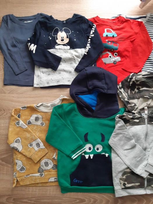 Ubranka dla chłopca 92 bluzy koszule