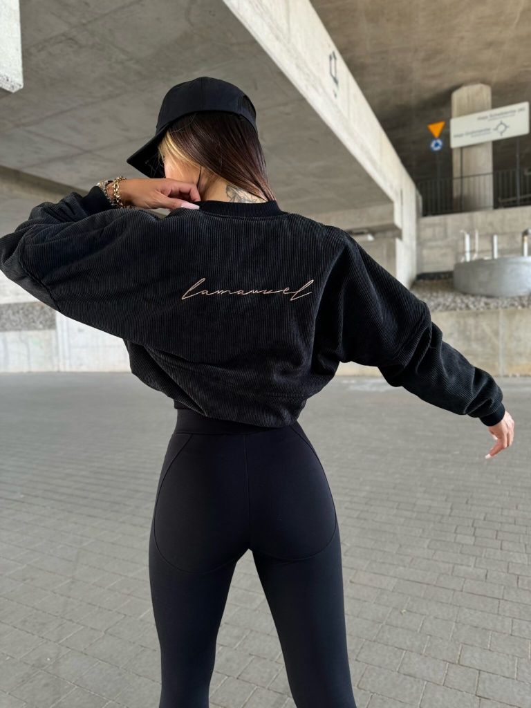 Legginsy PEAK czarne LA MANUEL r.S