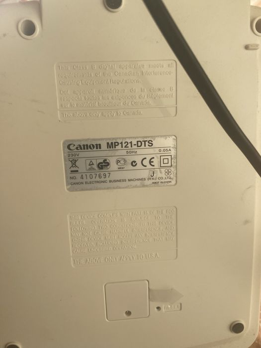 Calculadora registadora canon