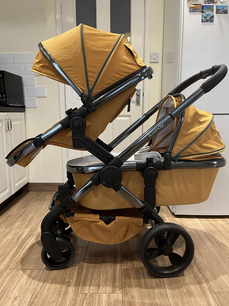 Wózek podwójny icandy Peach 5 dla dzieci rok po roku