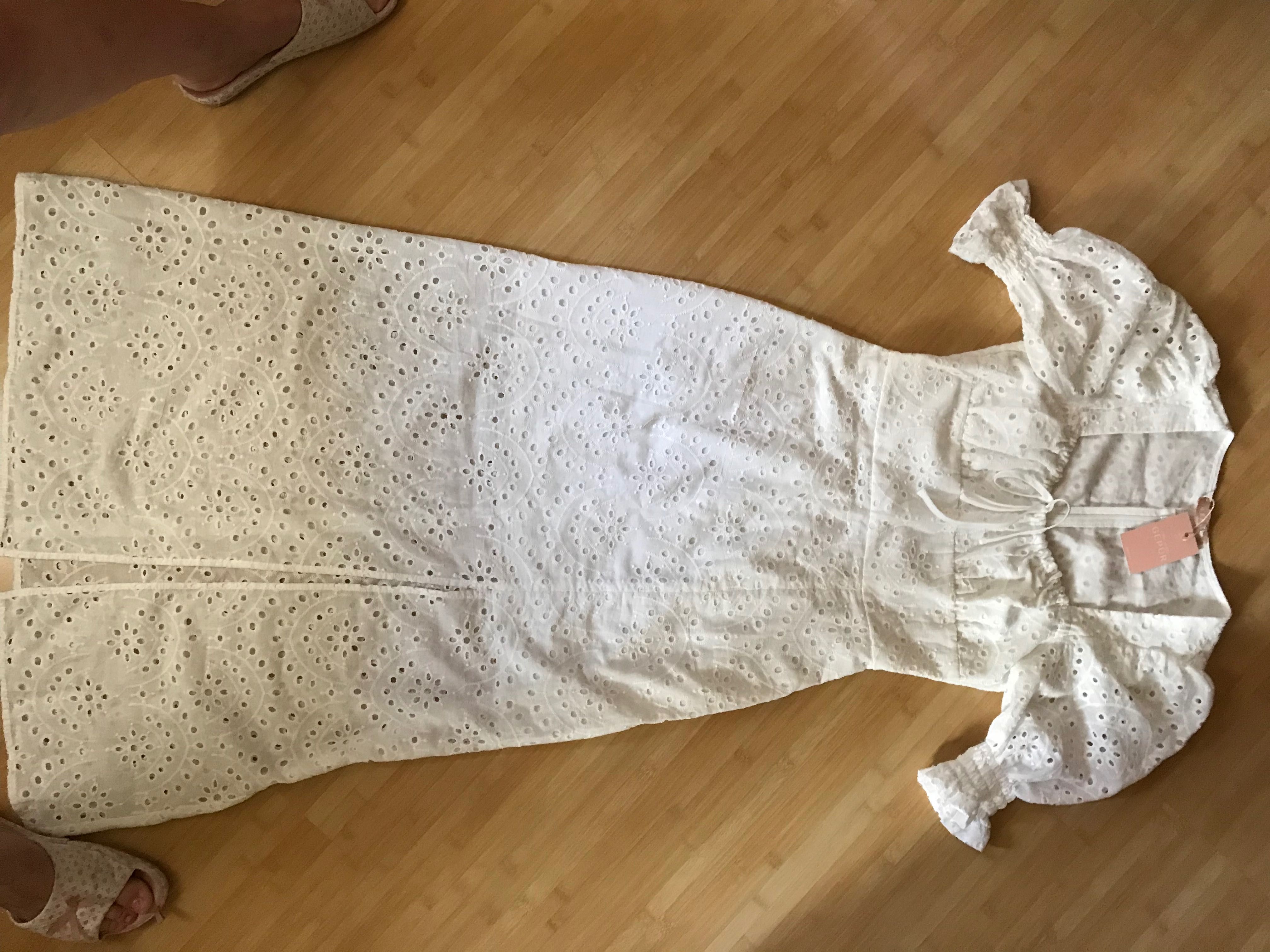 Белые платья  Zara  и Gepur р. S-M