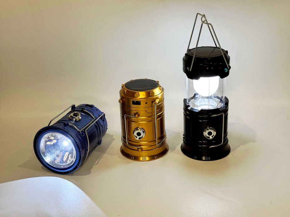 Лампа аккумуляторная из солнечной панелью SH 5800T+ функция повербанк