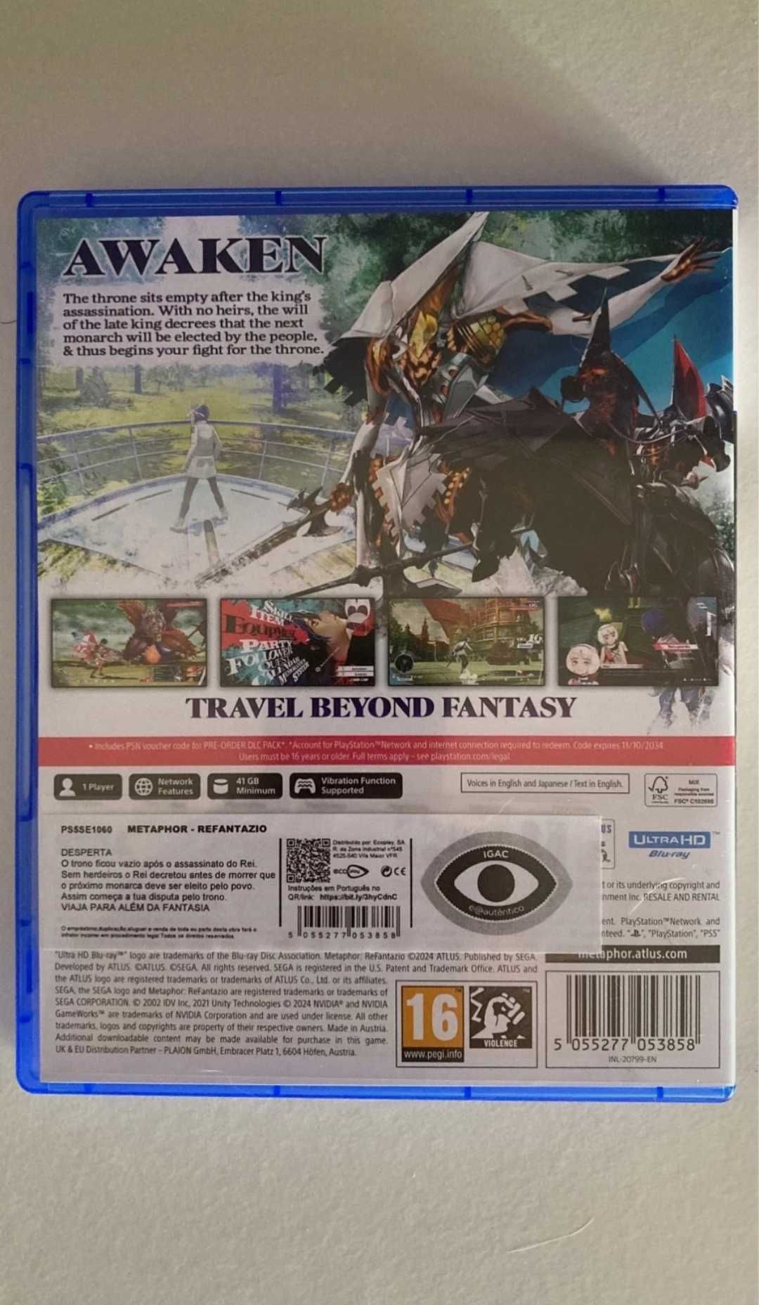 Metaphor: Refantazio Ps5