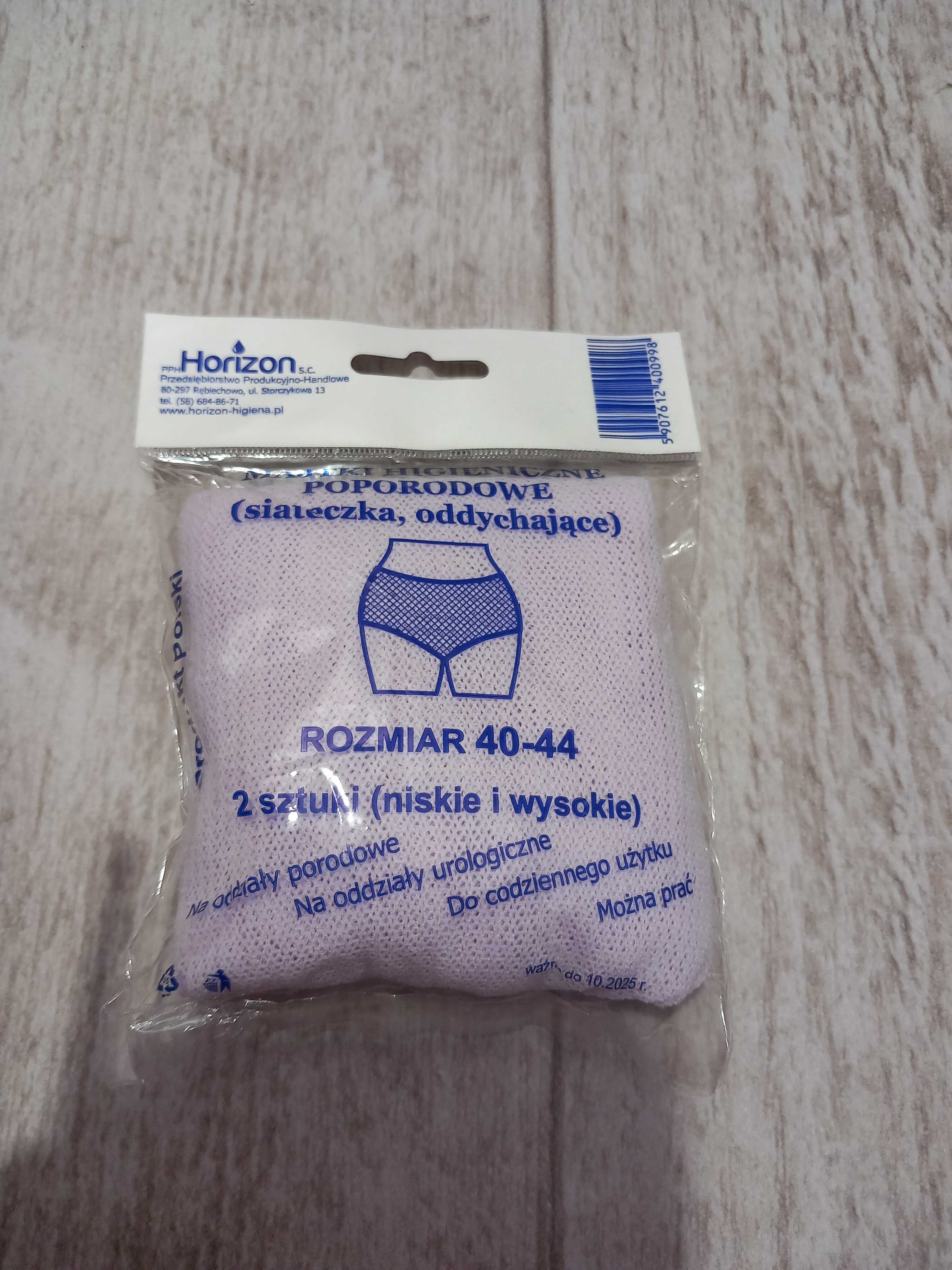 Horizon Wielorazowe majtki siatkowe poporodowe 2 szt. rozm. 40-44