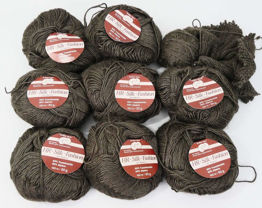 60.Włóczka HR - Silk - Fashion 50%Jedwab 50%Alpaka zestaw 440g