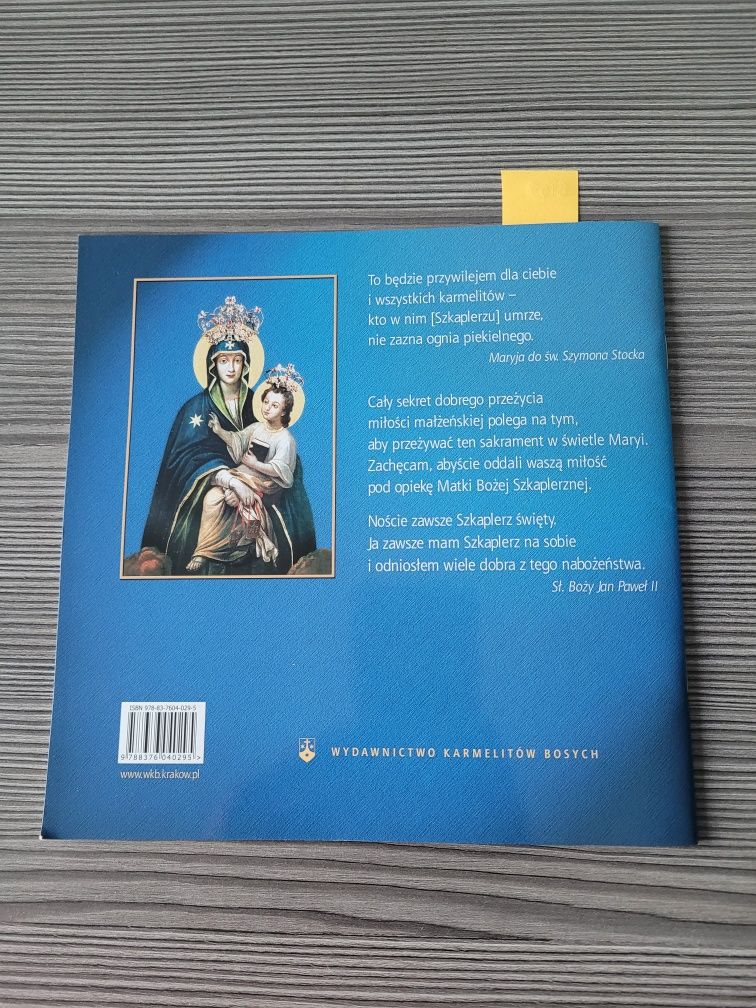 3159. "Szkaplerz Karmelitański. Szata Maryi"