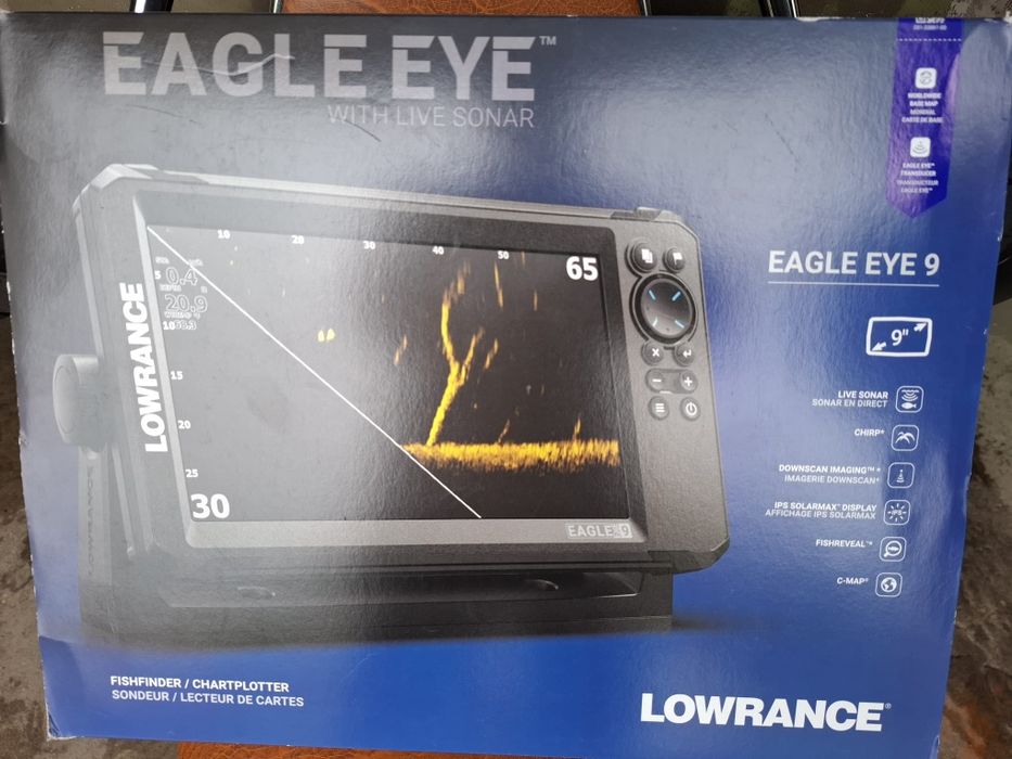 Echosonda Lovrance EAGLE 9 LIVE SONAR gwarancja polska