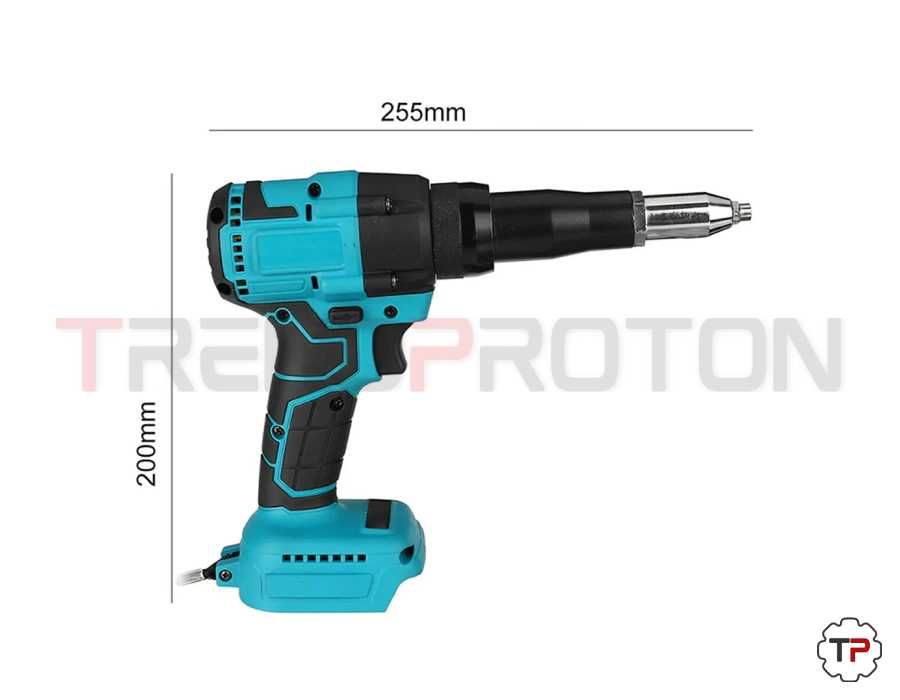 Pistola de Rebite / Rebitadora Auromatica C/ 2 Baterias 4Ah