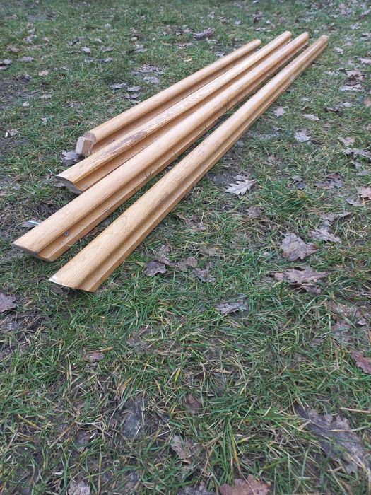 Schody dębowe nakładki 34sztuk balustrada