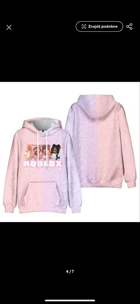 Bluza roblox dziewczęca