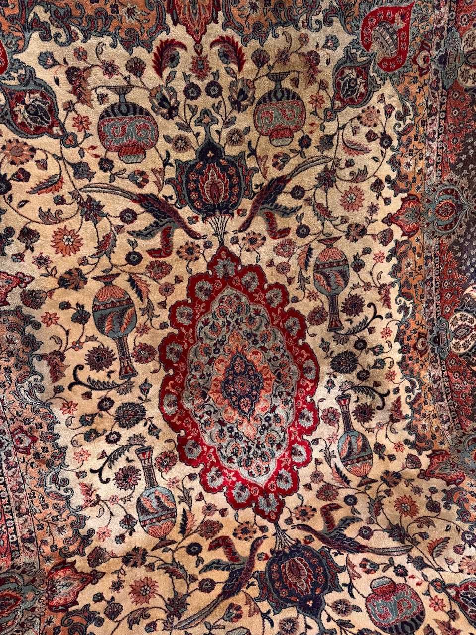 Dywan jedwabny wzór perski Goum Ghoum 335x235 galeria 7 tyś