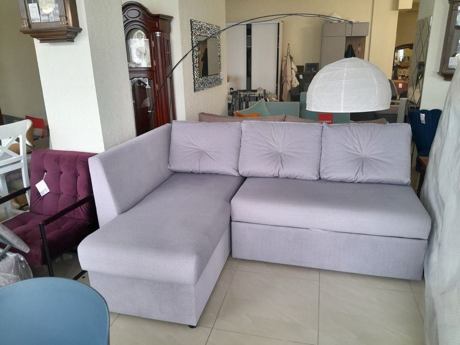 Уцінка! Кутовий диван 170/220 дельфін. Ззаду зашита спинка.