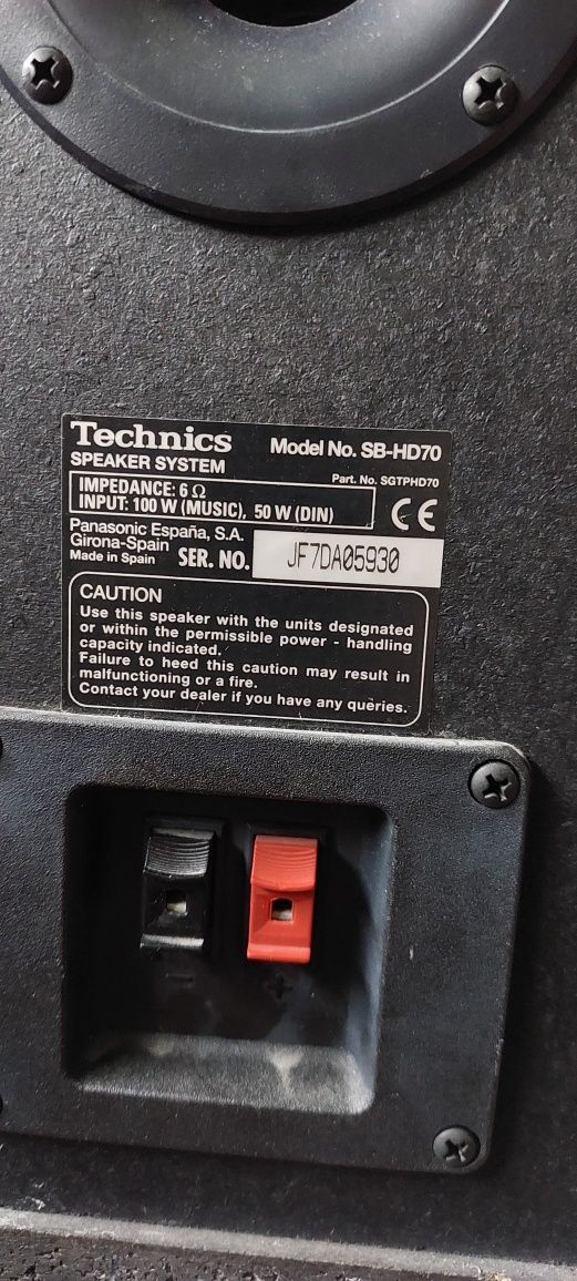 Mini wieża Technics SE-HD 51 z kolumnami