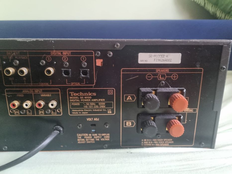 Technics m100 stereo power amplifier 115W x2