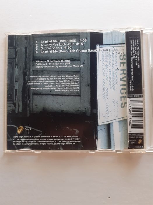 The Rolling Stones, Saint of me, cd single