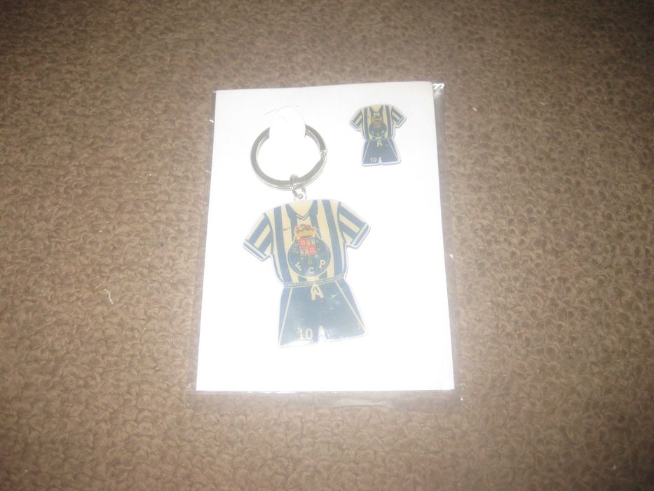 Pack Pin+Porta-Chaves do F.C.Porto/Produto Oficial/Selado!
