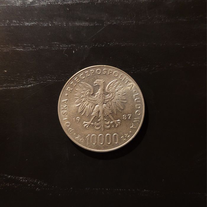 Moneta 10000zł Jan Paweł II 1987r.