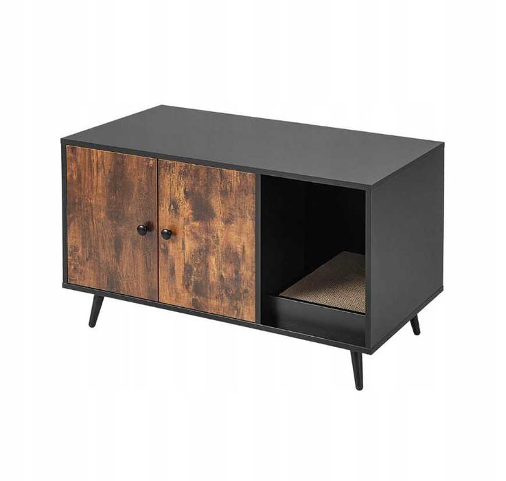 Szafka - Budka dla kota Costway 90 cm x 50 cm x 54 cm