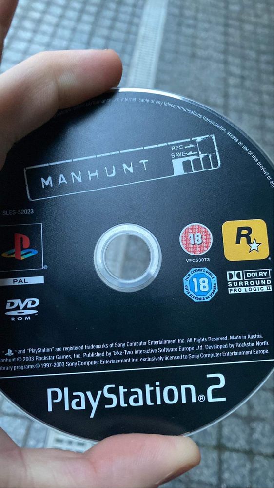 Manhunt 1 playstation 2