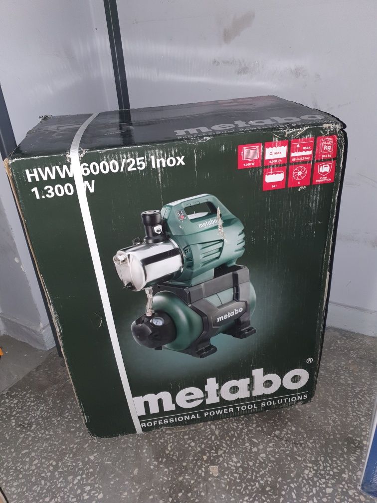 Pompa zestaw hydroforowy Metabo 1300 W 6000 l/h