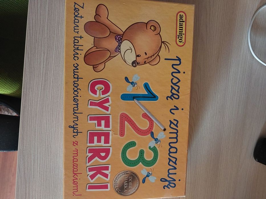 Cyferki do pisania zmazywalne