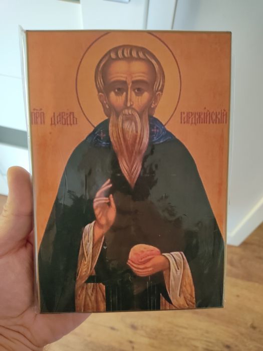"Święty Dawid"-nowa, w folii ikona na grubej desce!