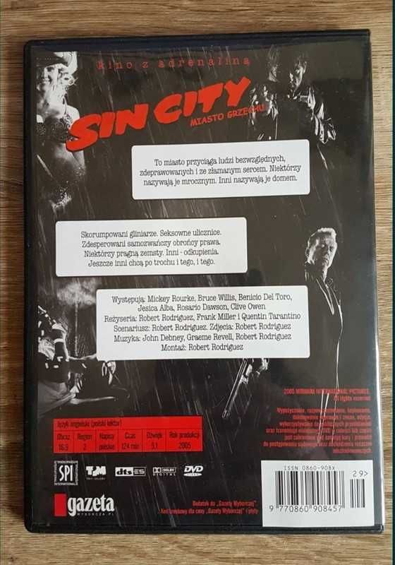 Sin City - film DVD - Frank Miller - Robert Rodriguez