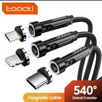 Коннектор,Кабель магнитный для зарядки Toocki,Essager USB /Type-C/Ligh