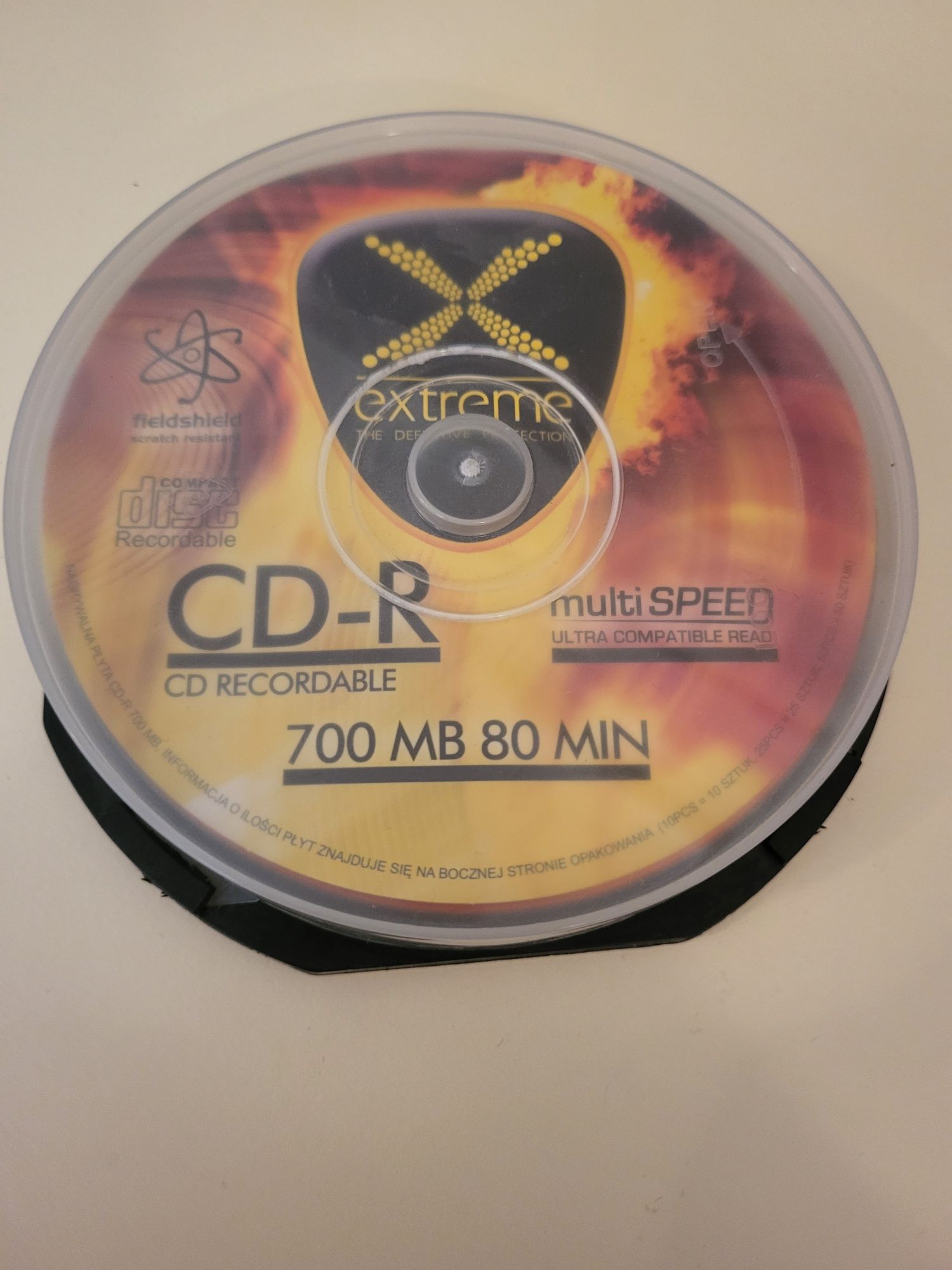 Zestaw 10 płyt cd-r