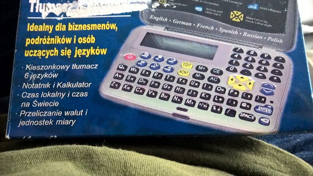 Okazja - pomysł na prezent ELEKTRONICZNY TŁUMACZ JEZYKOWY 99 PLN