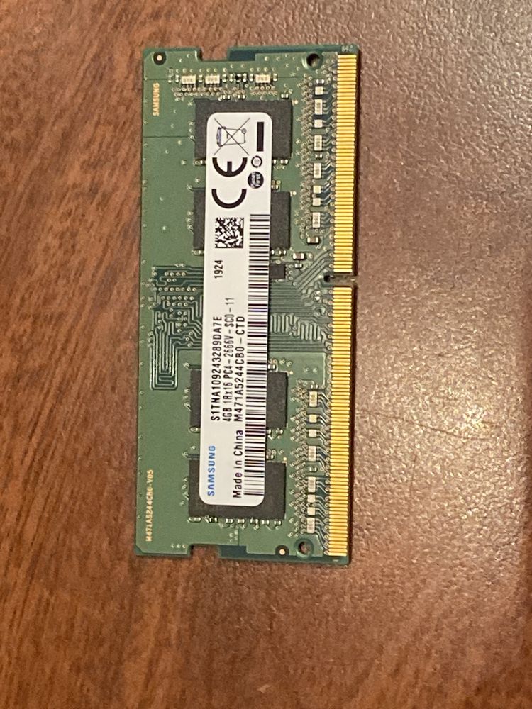 Pamięć RAM Samsung 4GB DDR4 2666MHz SODIMM do laptopa