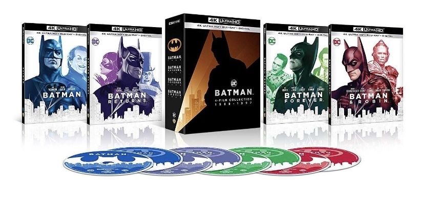 4K UHD BATMAN 4-Film Collection (8x Blu-ray)