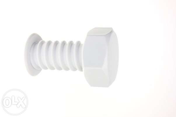 Cabide em forma de parafuso. NOVOS