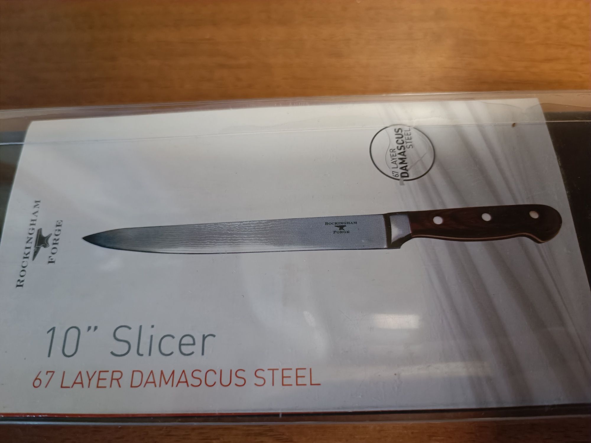 Nóż rockingham forge slicer 10" vg10, 67 warstwowa stal damasceńska,