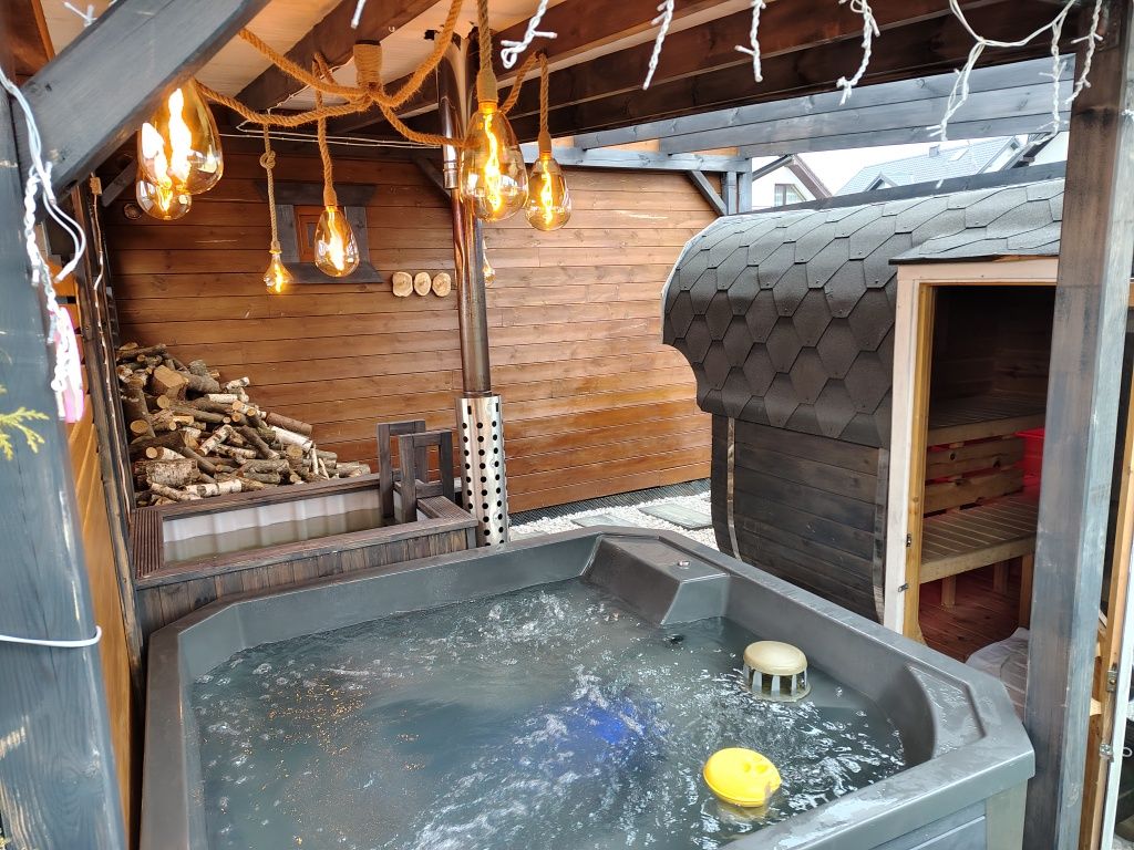 Domki nad morzem Władysławowo Chłapowo sauna i jacuzzi 10 min do plaży