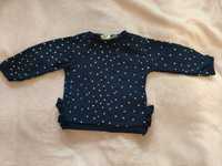 Granatowa bluza/sweter w kropki, Zara, rozmiar 68