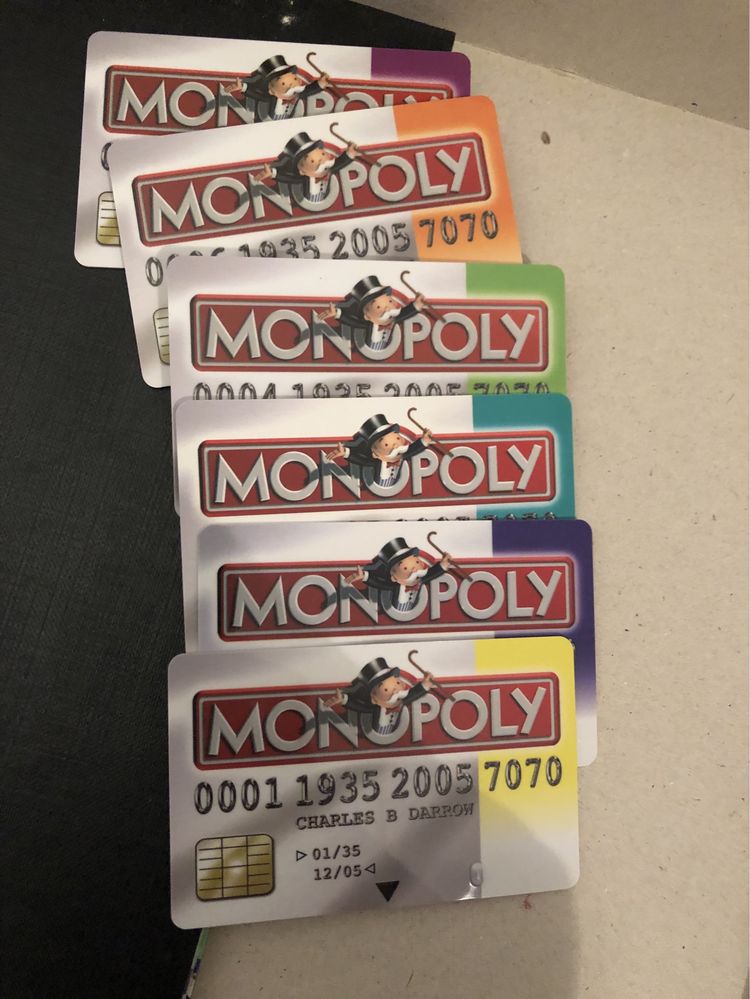 Monopoly Cartões