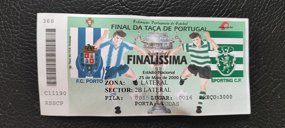 Bilhete Porto - Sporting 2000 Finalíssima